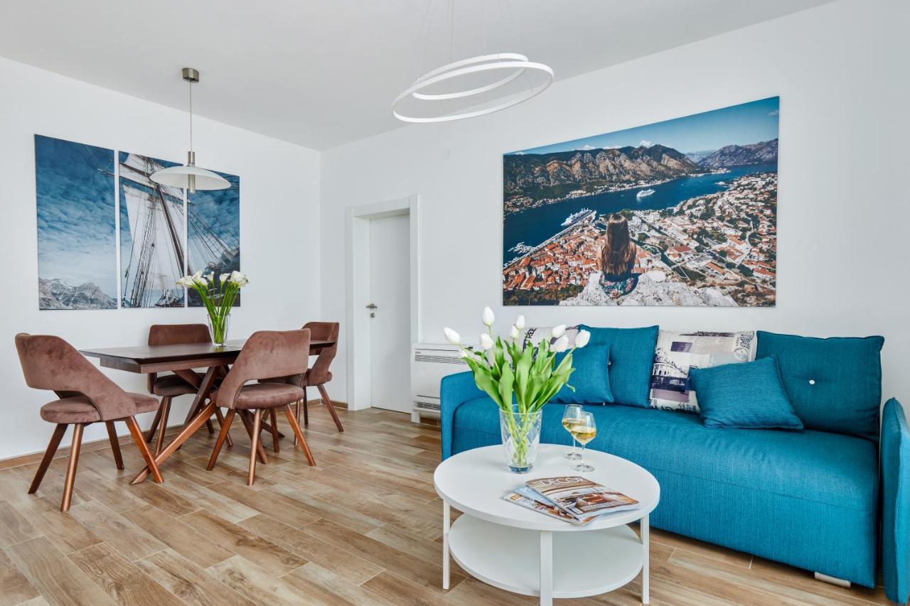 Iva'S Sea View Balcony Apartment Kotor Bagian luar foto